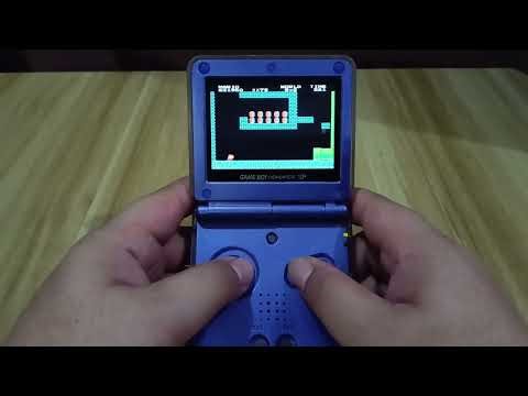 Super Mario Bros. on Gameboy Advance SP world 8-2