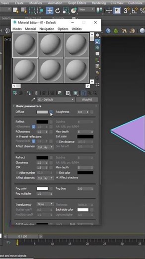 DAY 45/100 WHITE FLOORING IN 3DS MAX #3dsmax #3d #shorts #trending #learning #vray #3danimation