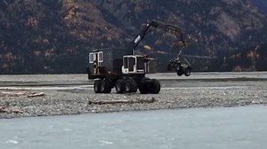 An Alaskan mobile home! TimberPro rubber tired machines are the most versatile machines in the world. #alaska #gotimberpro #mobilehome | TimberPro Inc