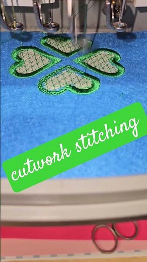 cutwork embroidery design test #machineembroidery #embroidery #brother #embroiderydesignparts #fsl