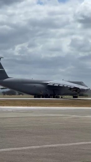 C-5 Galaxy Massive Takeoff | World's Giant Military Transport Aircraft ✈️🔥