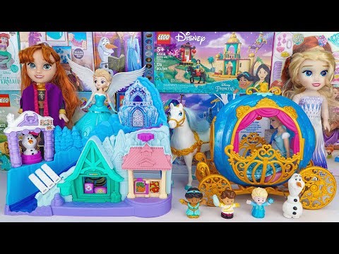Disney Princess Toy Collection Unboxing | Disney Frozen Elsa, Anna & Cinderella’s Pumpkin Carriage