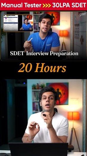 20-Hour SDET Interview Prep That Actually Works #sdet #interview #automation
