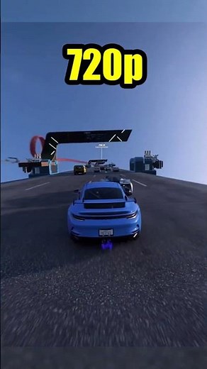 144p vs 360p vs 480p vs 720p vs FHD vs QHD #automobile #forzahorizon5 #gaming #pcsettings #car