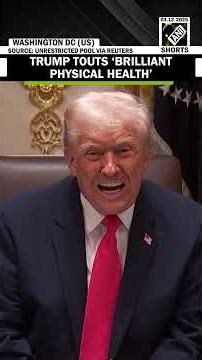 Trump touts “All A’s” in Physical tests, claims he “aced” cognitive test