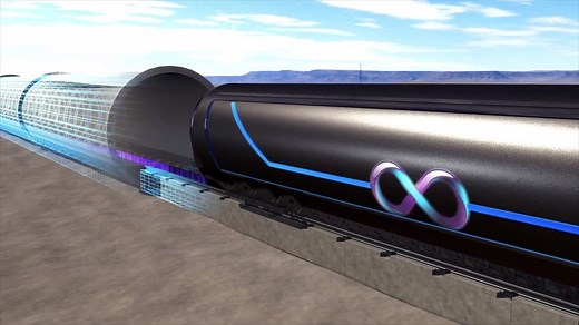 Premier essai de l'Hyperloop One