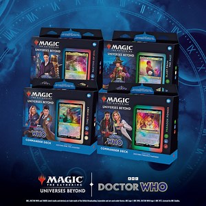 11K views · 147 reactions | Choose between the first eight Doctors, Nine, Ten, and Eleven, or Twelve and Thirteen - or even play the Villain deck. | Magic: The Gathering | Facebook