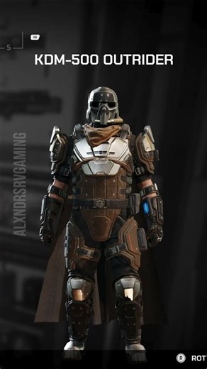 Helldivers 2 KDM-500 Outrider Heavy Armor Set #helldivers2