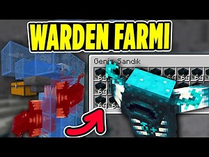 Warden Farmı ve Sınırsız XP / Minecraft Hardcore 20