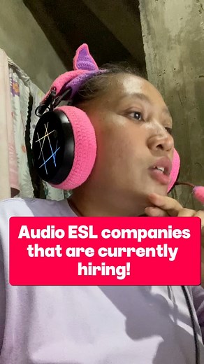 These audio ESL companies are hiring! #onlineteacherlife #sidehustle #OnlineEnglishClass #lingora #nowandtalk #spiiker #wfh #esl #eslteacher | Lilibeth Nieva Vasol