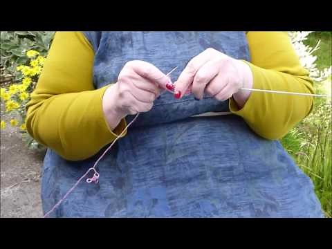 Using a Knitting Stick