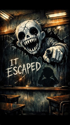 The Smiling Chalk Boy | This Drawing Moves at Night