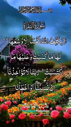 Surah Al-Baqarah سورة البقرة #tilawat #alquran #viralvideo #islamicproductions #quran