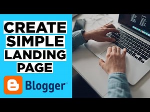 How to Create a Simple Landing Page on Blogger for FREE (2023)