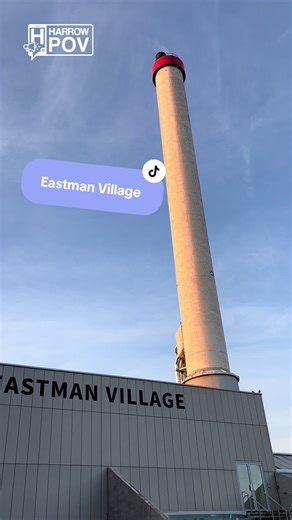 That chimney is all that’s left of Harrow’s Kodak factory, where thousands of people once worked and film was made for cameras all over the world. It opened in the 1890s and played a big part in the area for decades. The factory is gone now, but the chimney’s still standing 💪 #Harrow #POV
