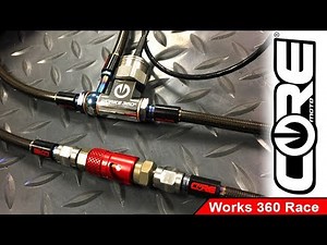 Core Moto Works360 premium Titanium Superbike Brakelines.