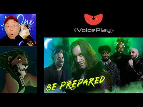 Music Video Reaction to VOICEPLAY "Be Prepared" (Disney's Lion King) feat. Mykal Kilgore