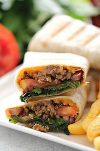Cheeseburger Wraps Recipe