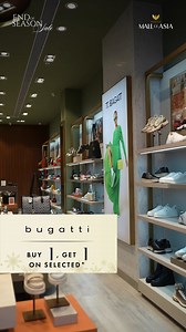 European flair for the modern man. 👞 Bugatti footwear combines innovation with timeless design. Step up your shoe game with our exclusive BUY 1, GET 1 offer on selected styles. 🚶‍♂️💨 Don’t miss out on this sophisticated deal at Phoenix Mall of Asia! ✨🔥 #BugattiShoes #EuropeanStyle #PhoenixMallOfAsia #EOSS #BOGO #FootwearFashion | Phoenix Mall Of Asia