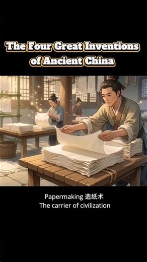 The 4 Great Inventions of Ancient China 中國古代四大發明