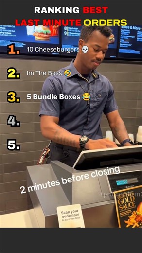 Ranking Best LAST Minute Orders 😂 #funny #lastminute