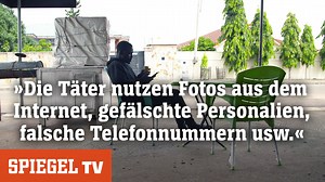 In Deutschland führt nur jedes zweite Landeskriminalamt eine eigene Statistik über Love-Scamming-Delikte. Hamburg gehört dazu. Hier geht man davon aus, dass die Liebesbetrüger nicht allein arbeiten, sondern kriminelle Banden dahinterstecken. Sie dingfest zu machen: fast unmöglich. (2/5) | SPIEGEL.TV