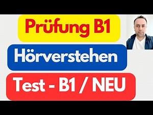 B1 Hören / Vollständige Modelltest Hörverstehen / Test B1 / Lösungen sind am Ende des Videos / b1