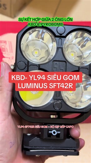 Sự kết hợp hoàn hảo giữa pyrobomb và kbd trở thành 1 siêu phẩm mà không thể bỏ qua.YL94 phiên bản chiếu gom xa cực gắt sử dụng led SFT42R về với quê lúa Thái Bình cũ 😁😁.e vẫn còn model này bác nào ưng nhắn e nhé #xuhuong #thịnhhành #đèntrợsáng #đènsiêusáng #viral