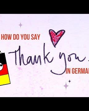 How to Say “Thank You” in German | Learn “Danke” 🇩🇪