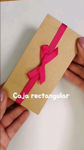 Cómo hacer una caja de papel rectangular