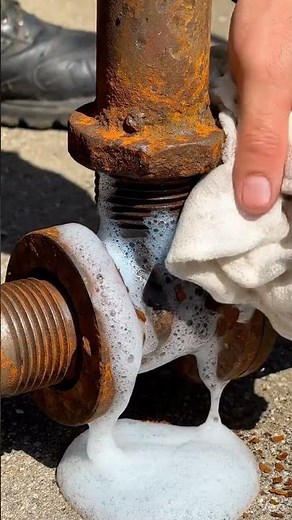 Extremely Satisfying Rust Removal From pipe | Amazing Restoration (Before & After) #rustremoval
