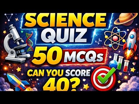 50 Science Trivia Questions | How Many Can You Answer? #sciencequiz #sciencefacts #sciencetrivia