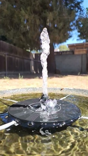 Madman Solar Bird Bath Fountain