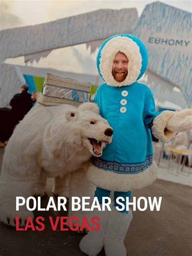 Meet our animatronic polar bear, show designed specifically for @ceslasvegas_ brand activation. Specialists at delivering creative concepts at Scarlett Entertainment.