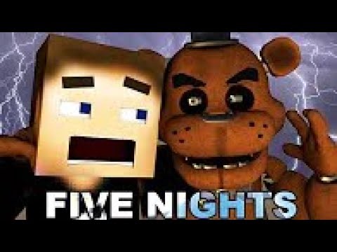 FIVE NIGHTS AT FREDDY'S In Minecraft (3D Minecraft Animation) - Night 1 REUPLOADED