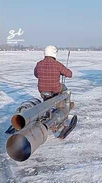 Jet Powered Snowmobile?! 🫣