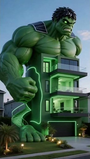 💪 HULK’s Dream House Is Real?! Unique Home
