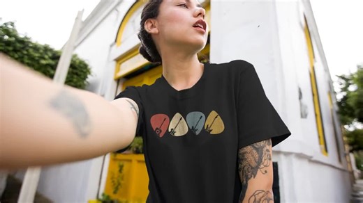 Vintage Guitar Pick PNG, Retro Music Lover Digital Download, Rock Band Distressed Guitar Clipart - Etsy