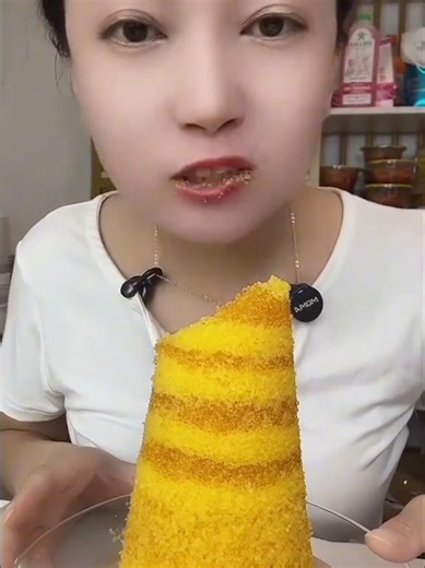 #ASMR yellow 💛 tobiko eggs extremely crunchy fishroe #fyp | tobiko eggs