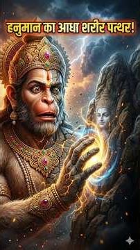 हनुमान जी का आधा शरीर पत्थर का क्यों बन गया? गोवर्धन पर्वत का वो भयानक श्राप! 😱#bodanastra #hanumanj