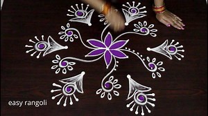 498K views · 10K reactions | For 1500+ video tutorials watch my youtube channel 'easy rangoli' https://www.youtube.com/channel/UCv16OH9mlLcz6jCD_BJtSZw | Easyrangoli suneetha | Facebook