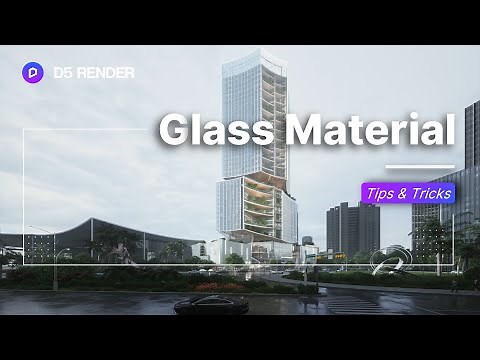 How to Create Best Glass Material in D5 Render | Archviz Tutorial