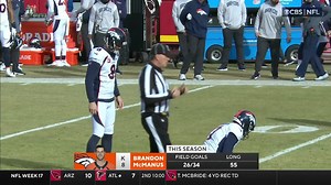 Brandon McManus' 49-yard FG gets Broncos on board in second quarter