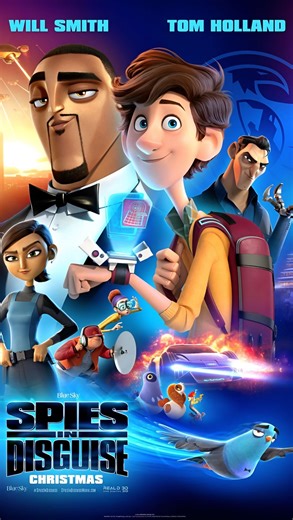 StoryXPOV on Instagram: "Spies in Disguise (2019) Will Smith & Tom Holland Animated Spy Adventure Spies in Disguise (2019)” is a fun, fast-paced animated family-comedy starring Will Smith and Tom Holland. The story follows super-spy Lance Sterling, who accidentally gets turned into a pigeon after a science experiment goes wrong. Together with the awkward but brilliant scientist Walter Beckett, he must stop a dangerous global threat—all while learning teamwork, trust, and the power of being diffe