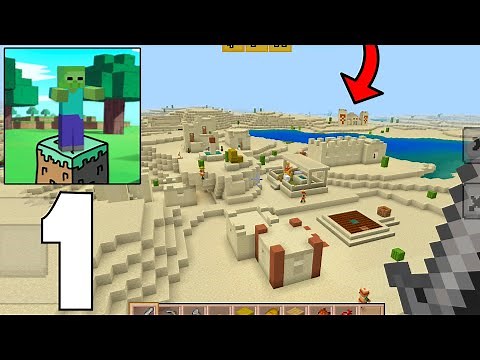 MasterCraft 4 - New Game - Survival Gameplay Part 1 (Exploring desert temple and desert village)