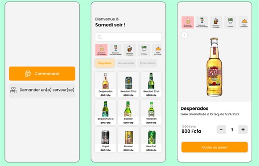 The Bar App - mobile ui