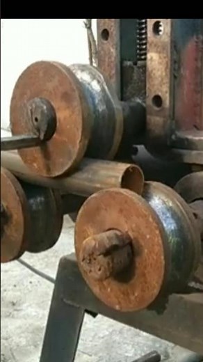 how to a pipe bender Diy rolling pipe bending #shrots #feed