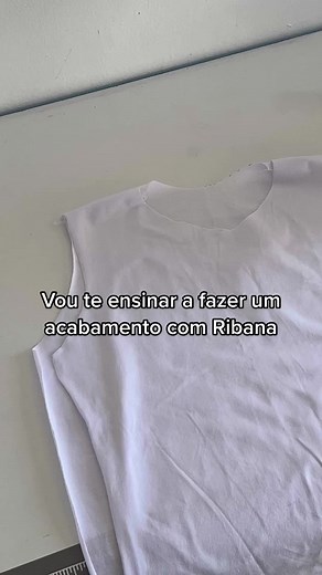 Acabamento com ribana 💙 #soucostureira #diy #façavocêmesmo #costuraparainiciantes