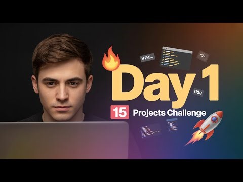 👉 Day 1️⃣ | 15 Days 15 Projects Challenge 🔥 | Beginner Project Showcase | Build in Public #shorts
