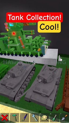 Roblox Build a Boat for Treasure Cool Tank Collection! #babft #roblox